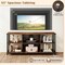 Costway 3-Tier TV Stand for TV's up to 65" Entertainment Media Center with Storage Basket